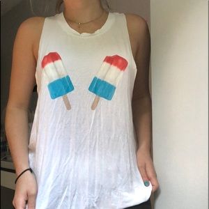 victorias secret pink chill babe muscle tank